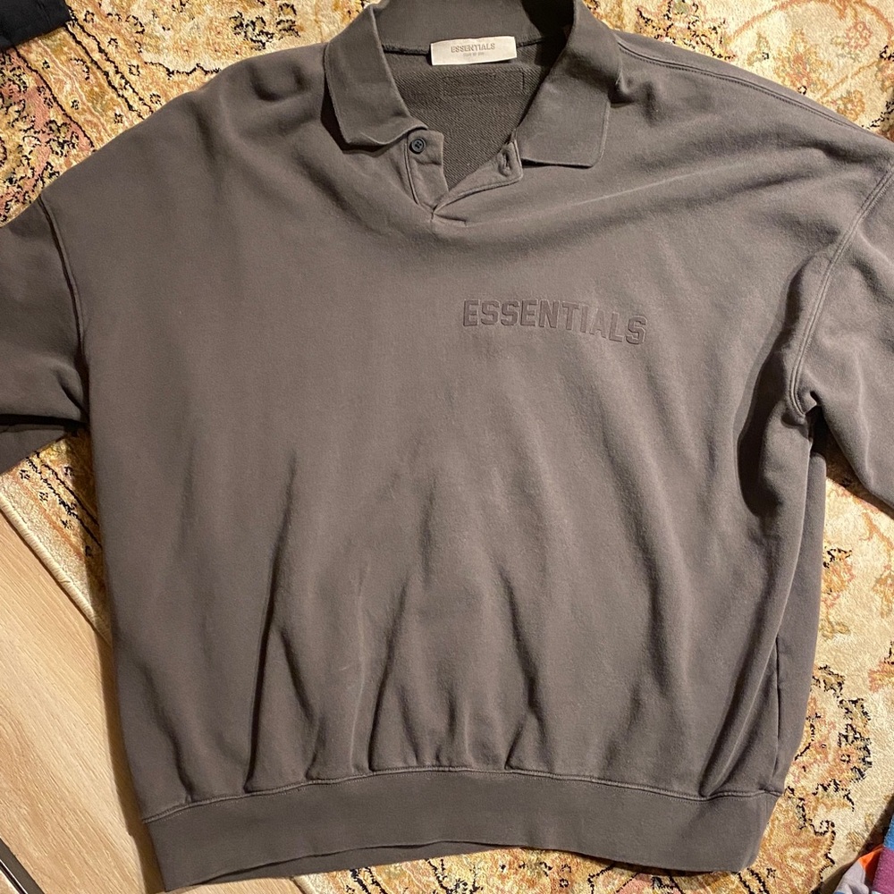 Essentials Charcoal Men's Sweatshirt Fear of God